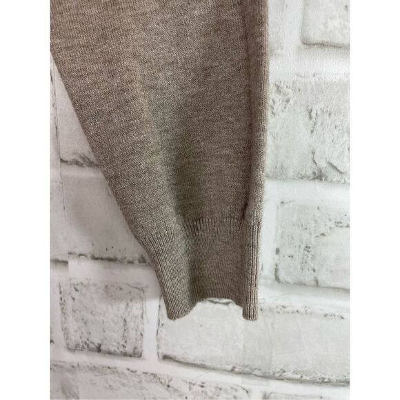 Dreamers Women's Mocha Long Sleeve Round Neck Knitted Sweater Size Medium NWT - Picture 5 of 8